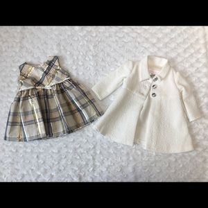 Matching dress and coat set